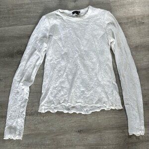 Rag & bone New York Gemma Jacquard size L long sleeve top